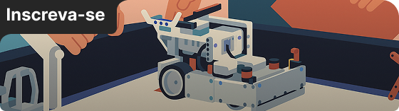 Imagem de um protótipo escolar, em desenho animado