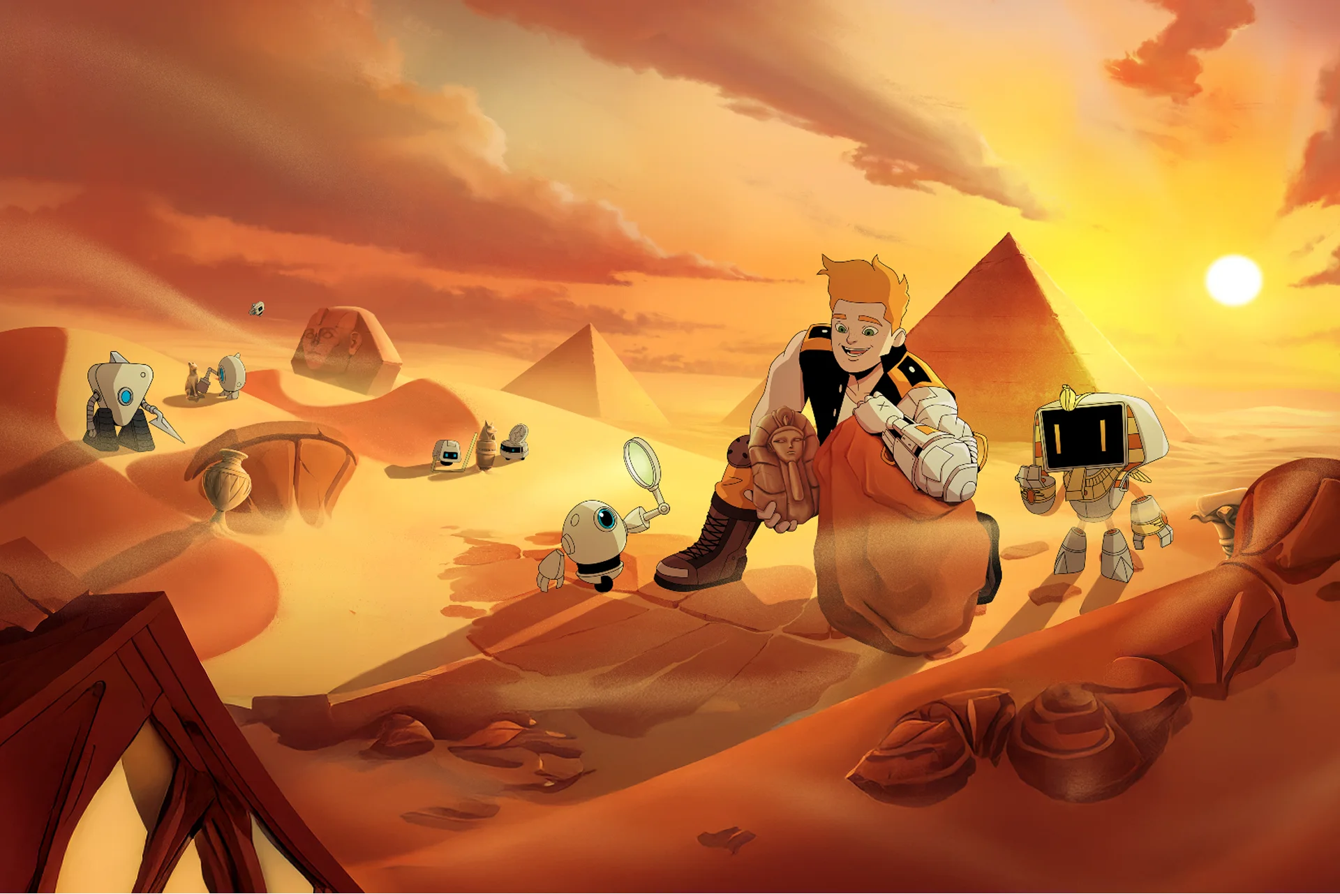 Grupo de pessoas em evento de tecnolgia e robótica